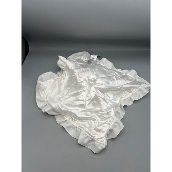 Little Me Baby Snuggle Blanket Pink Lovey Plush Bunny Rattle & Satin Trim - Picture 5 of 9